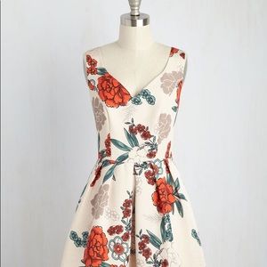 Elegant excellence floral mod cloth dress